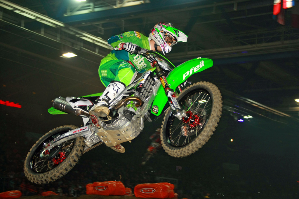 Sidste års King of Herning, Florent Richier fra Frankrig, er klar til at forsvare sidste års titel, når der for 18. gang er SuperCross i Herning og for andet år i Jyske Bank Boxen.
(Foto: ASP Events)